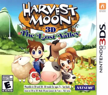 Harvest Moon 3D - The Lost Valley (USA) box cover front
